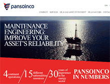 Tablet Screenshot of pansoinco.com